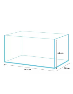 Aquael - Aquarium UltraScape 90 - 90x60x45cm 2