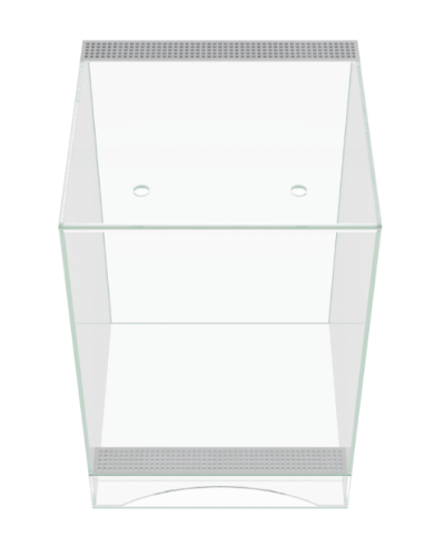 Terrarium 25x25x35H Extra clair