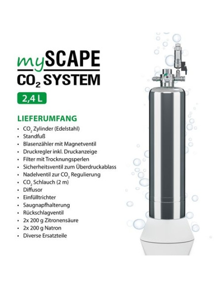 ARKA - myScape-CO2 System Starter Set - 2.4 L