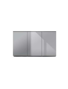 Aquael - Meuble GLOSSY 120 Gris (portes acrylique)
