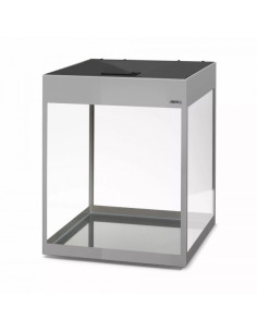 Aquael - Glossy Cube LED Day&Night 2.0 Gris laqué... 2