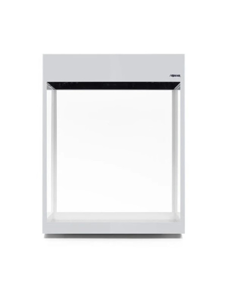 Aquael - Glossy Cube LED Day&Night 2.0 Blanc aquarium équipé