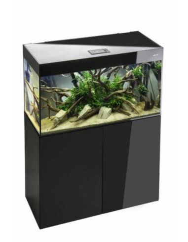 Aquael - Glossy 80 LED Day&Night 2.0 Noir aquarium équipé