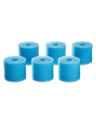 Oase - Set de 6 Mousses préfiltre Bleu 10ppi