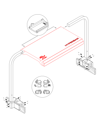 Skylight - Stand Holder Adjustable pour HYPERBAR