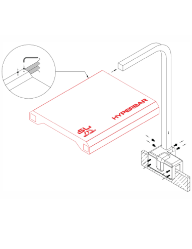 Skylight - Stand Holder Adjustable pour Hyperbar FXS.15