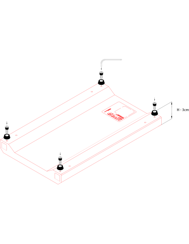 Skylight - Hyperbar Wabi Kusa/Terrarium Rubber Legs