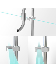 Support Lily Pipe 16/22mm (alliage d'aluminium) 2