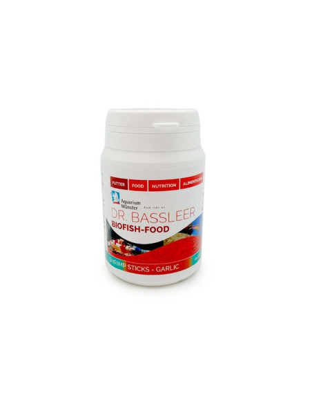 Dr. Bassleer - Biofish Food shrimp sticks Garlic 60gr