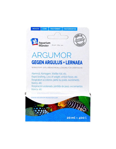 Aquarium Munster - Argumor 20ml Traitements contre les vers