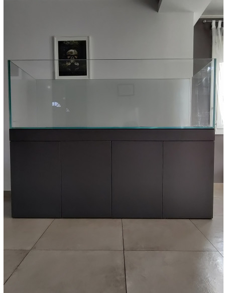 AQL - Meuble Gris Ombre - 200x50x80H