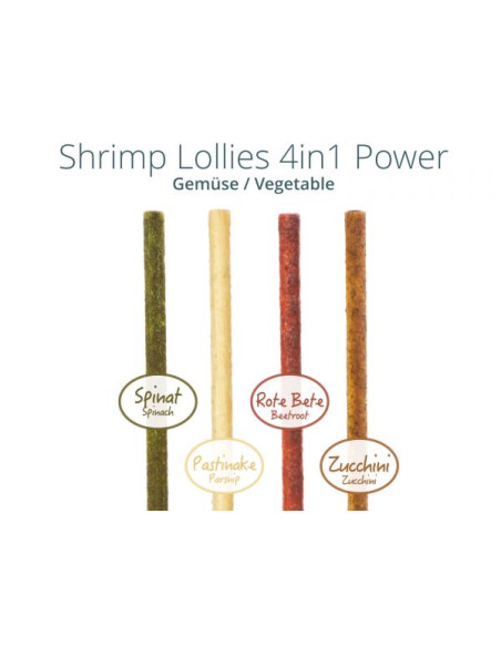 GlasGarten – Shrimp Lollies – 4in1 Vegetable Power  (Légumes)