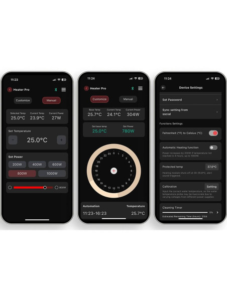 Chihiros - Heater Pro 16/22mm - Jusqu'à 1000W Ajustable