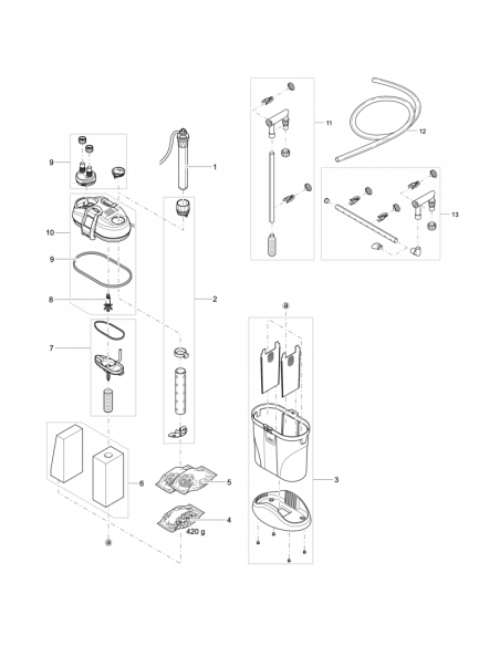 Oase - Carter de rechange pour Filtosmart 100 / Thermo 100