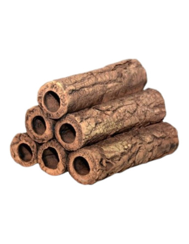 CeramicNature - Pyramide 6 tubes (troncs d'arbres)