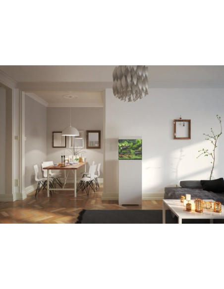 Oase - Styleline 85 Aquarium + Meuble Blanc