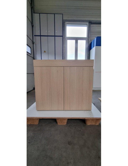 AQL - Set 90cm Meuble + Aquarium 182L - Extra Clair