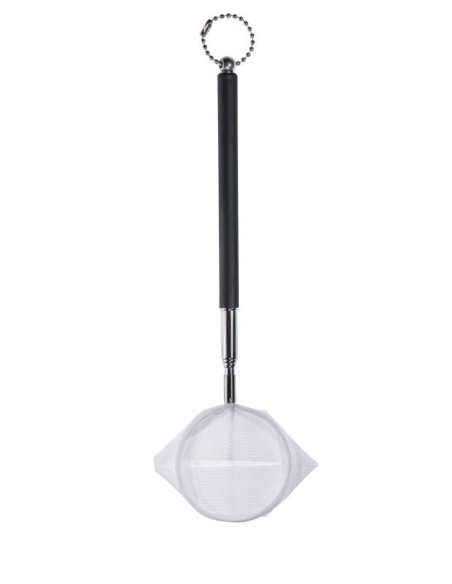Me - Nano Catch Round - Epuisette ronde télescopique blanc