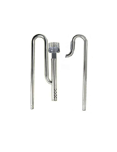 Set Lily pipe inox Out + Skimmer 17mm