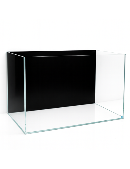 Aquarium 80x45x45H cm Extra Clair avec fond noir