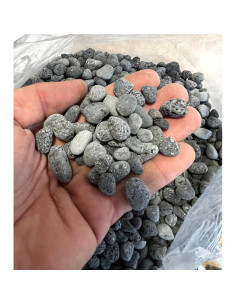 Black Lava Pebble 1-2cm - 2kg 2