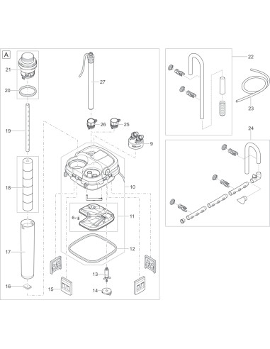 Oase - Tube préfiltre BioMaster 350