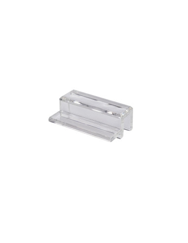 Me - Support vitre 5mm en plastique transparent