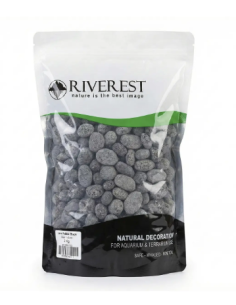 Black Lava Pebble 1-2cm - 5kg