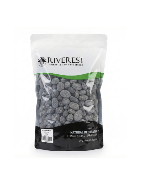 Black Lava Pebble 1-2cm - 5kg