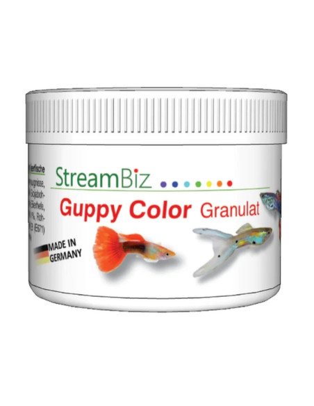 StreamBiz - Guppy Granulat Color 40g