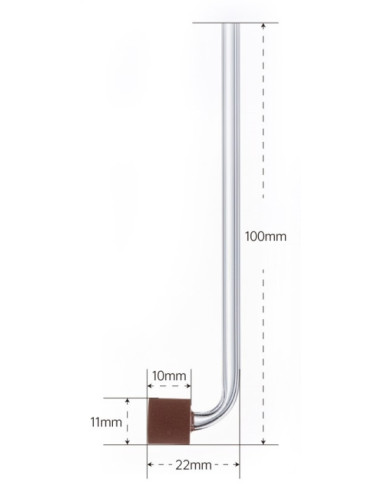 Chihiros - Nano CO2 diffuseur Tiny - 50L