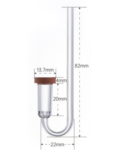 Chihiros - Nano CO2 diffuseur S - 100L