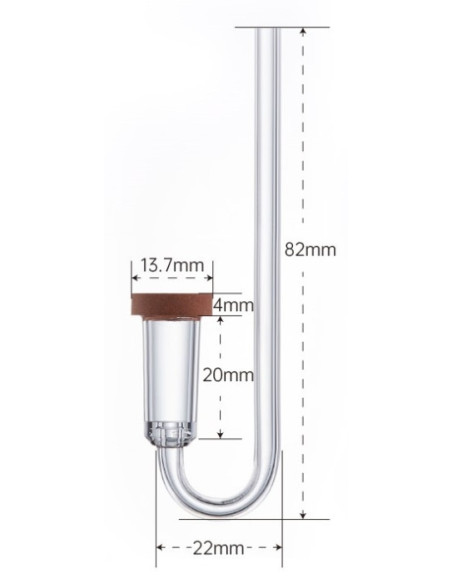 Chihiros - Nano CO2 diffuseur S - 100L