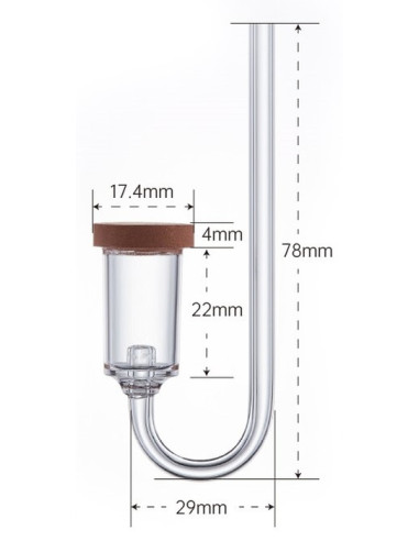 Chihiros - Nano CO2 diffuseur M - 200L