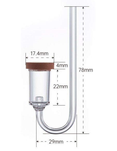 Chihiros - Nano CO2 diffuseur M - 200L