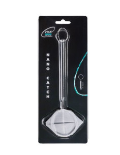 Me - Nano Catch Round - Epuisette ronde télescopique blanc