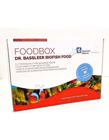 Dr. Bassleer Biofish Food FoodBox M 4x60gr