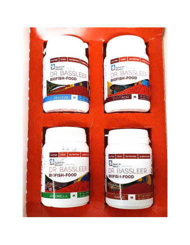 Dr. Bassleer Biofish Food FoodBox M 4x60gr
