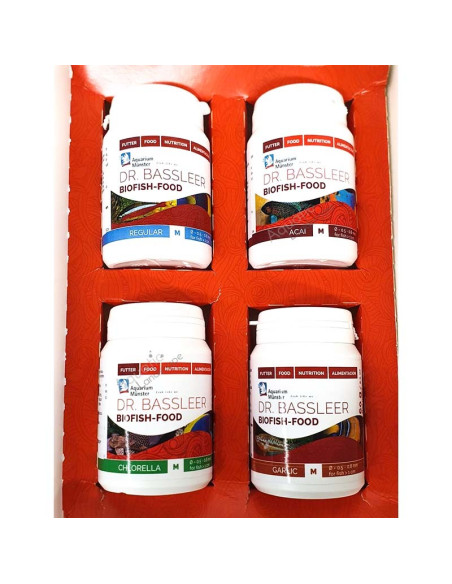 Dr. Bassleer Biofish Food FoodBox M 4x60gr