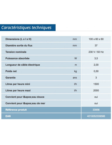 Oase StreamMax Classic 2000