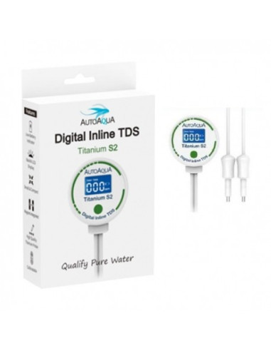 AUTO AQUA Digital Inline TDS - Titanium S2