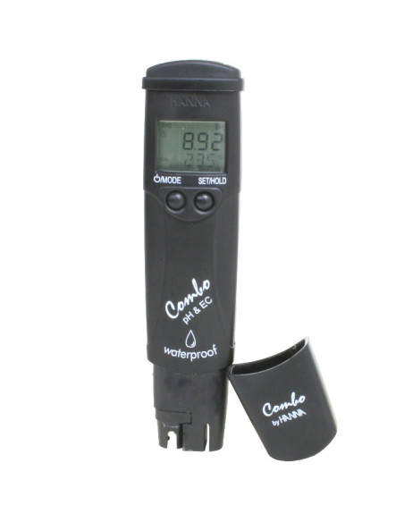 HANNA - Testeur pH/EC/TDS/°C, 3999 µS - 2000 mg/L