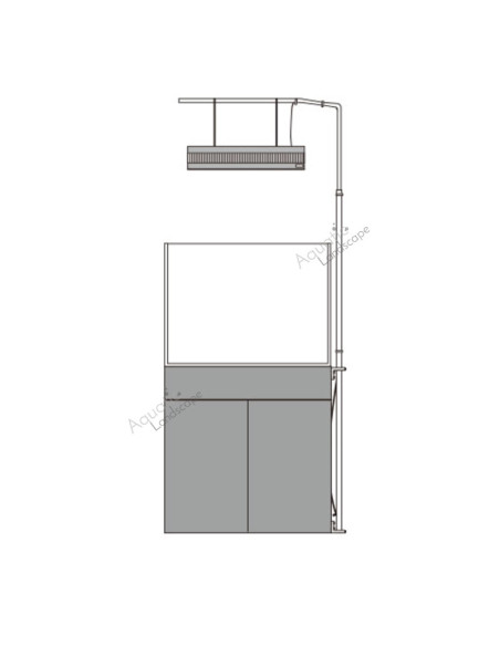 ADA - Solar RGB Arm Stand 60x30cm