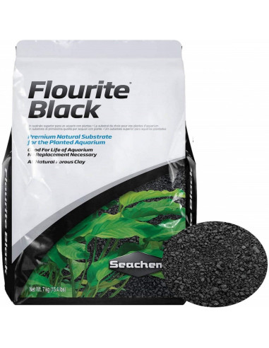 Seachem - Flourite Black sol complet - 7 kg