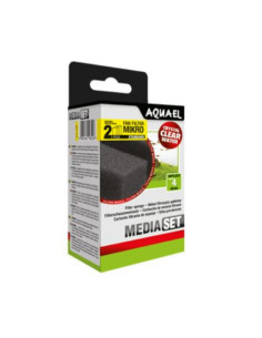 Aquael - Mousse filtrante pour filtre Fan MIKRO Plus x2