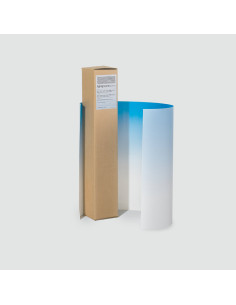The LightGround - Gradient Foil Blue/White 90x45cm 2