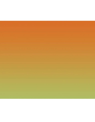 The LightGround - Gradient Foil Orange/Green 40x40cm