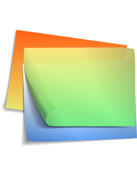 The LightGround - Gradient Foil Orange/Green 40x40cm