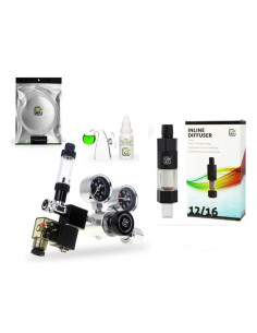 CO2Art - Pack Détendeur série Pro-SE complet Inline 12/16mm