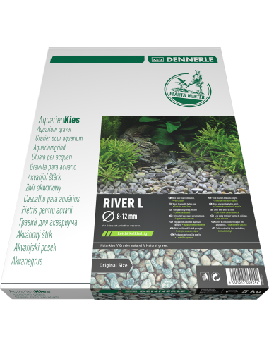 Dennerle - Gravier naturel Plantahunter River L 8-12mm